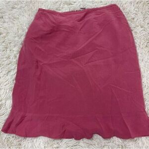Pink Silk Skirt by Travis Ayer’s size 12 Petite